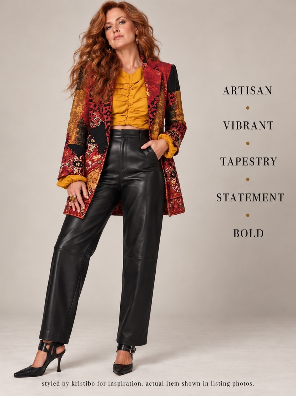 Multicolor Bold Artistic Statement Blazer